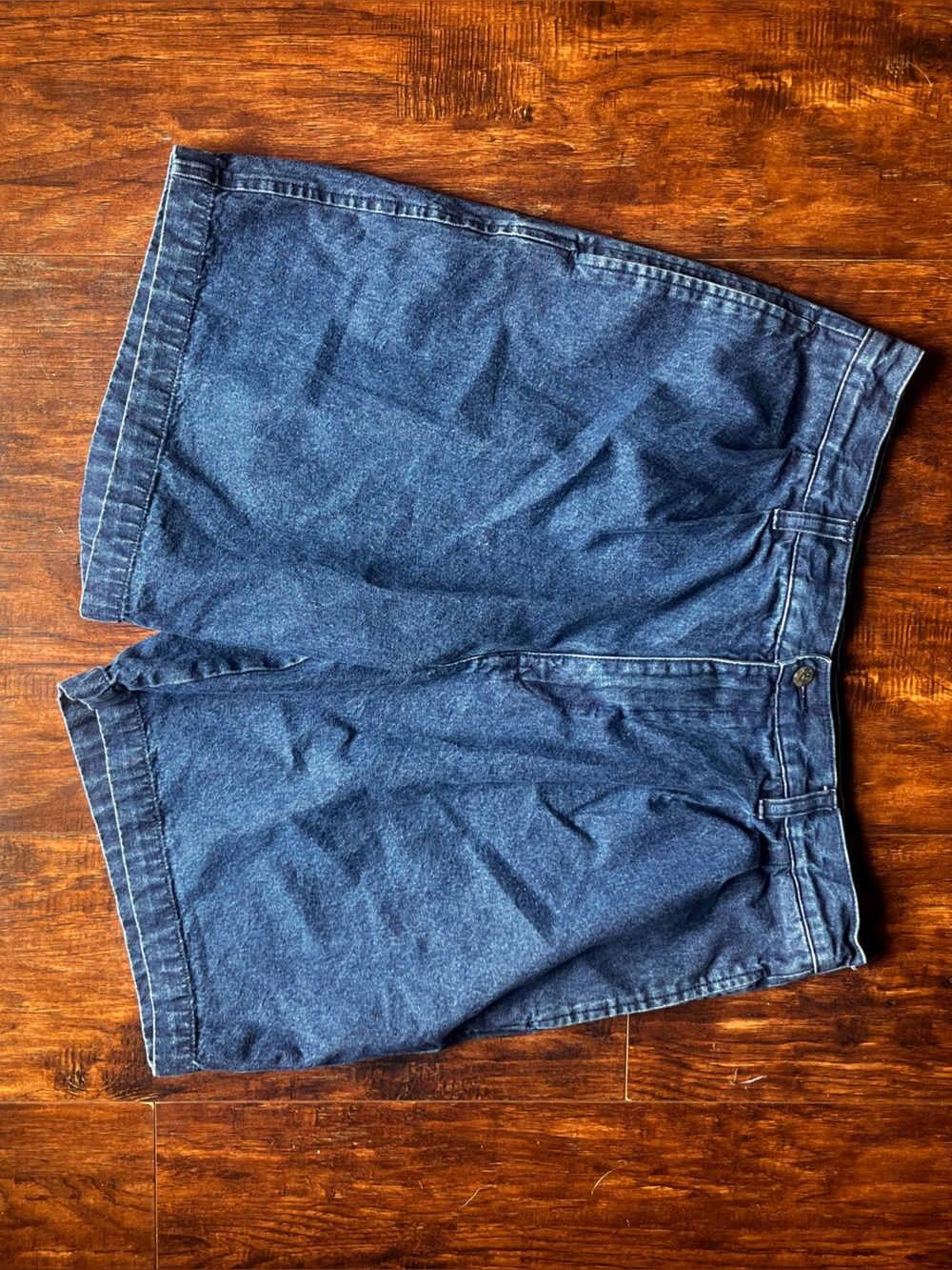 Classic High-Waist Denim Shorts